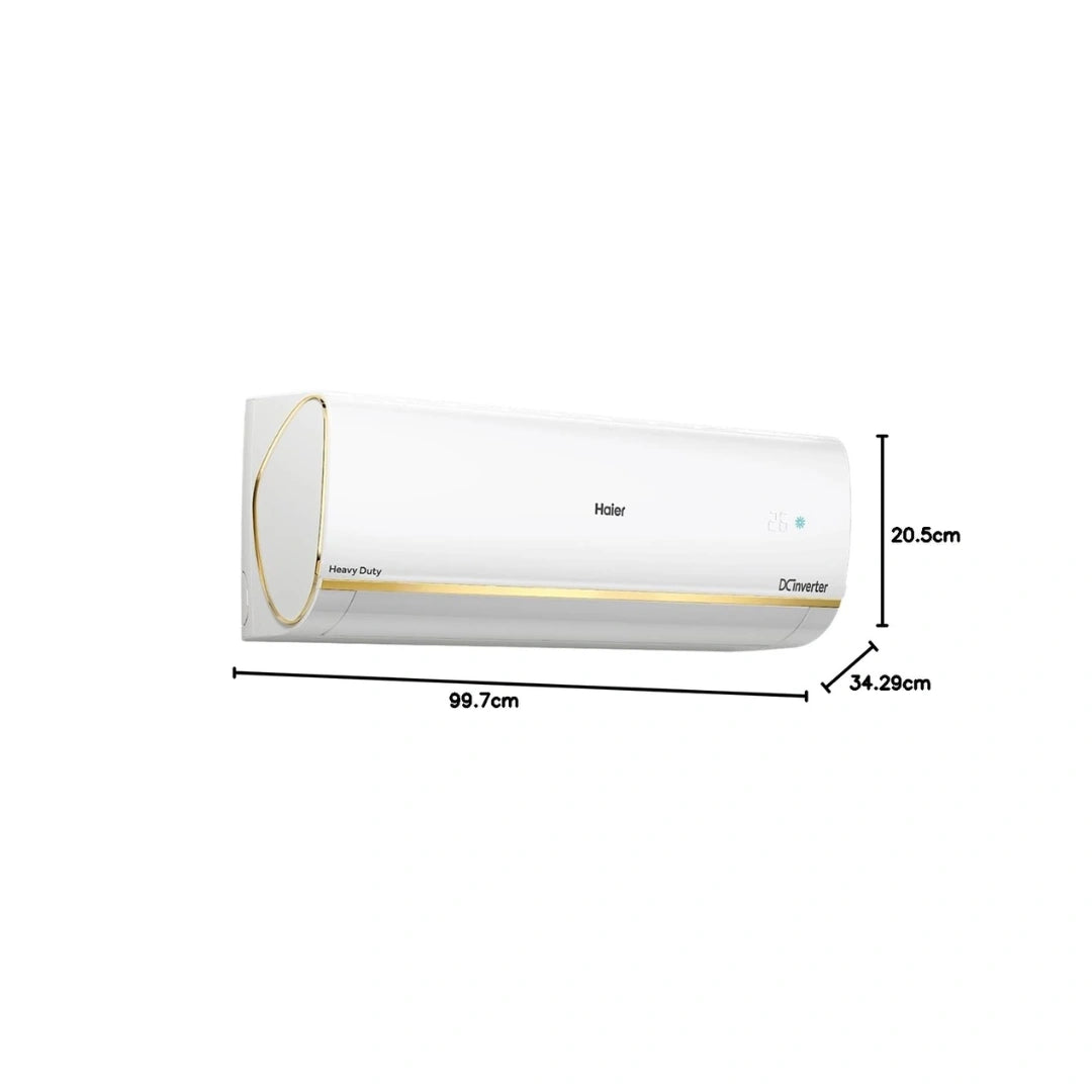 Haier 1.6 Ton 5 Star | AI Climate Control | HEXA Inveter Kinouchi Heavy Duty Pro | Smart Split AC