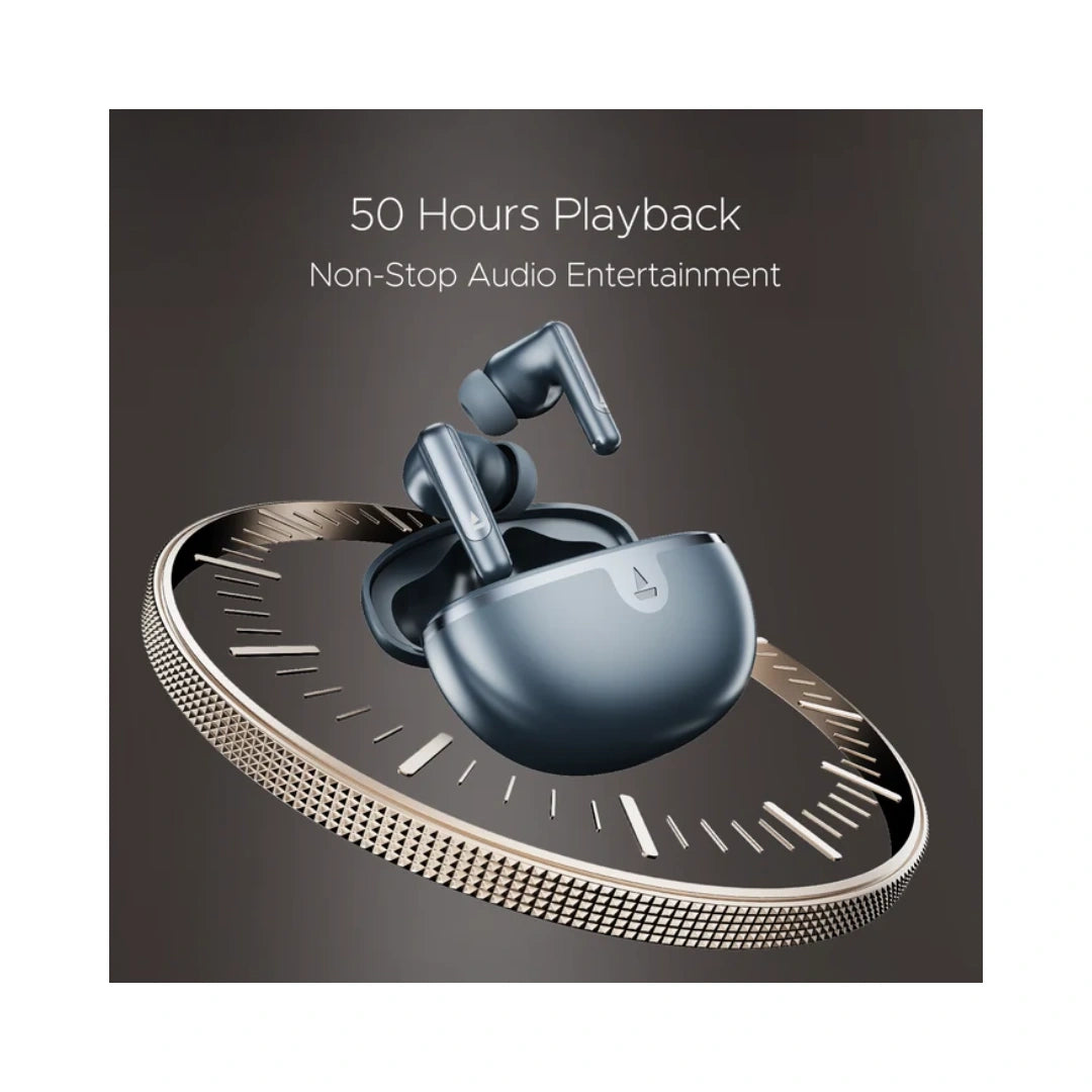 BoAt Airdopes 161 ANC Elite | IPX5 Water Resistance | 50ms Latency (BEAST™ Mode) | Up to 32dB ANC Noise Cancellation
