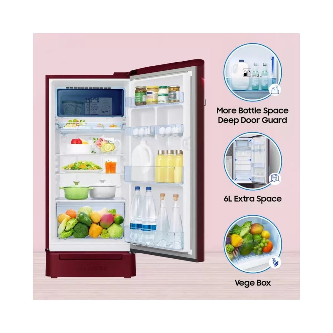 Samsung 189L 5 Star Single Door Refrigerator | Special Features- Inverter Compressor
