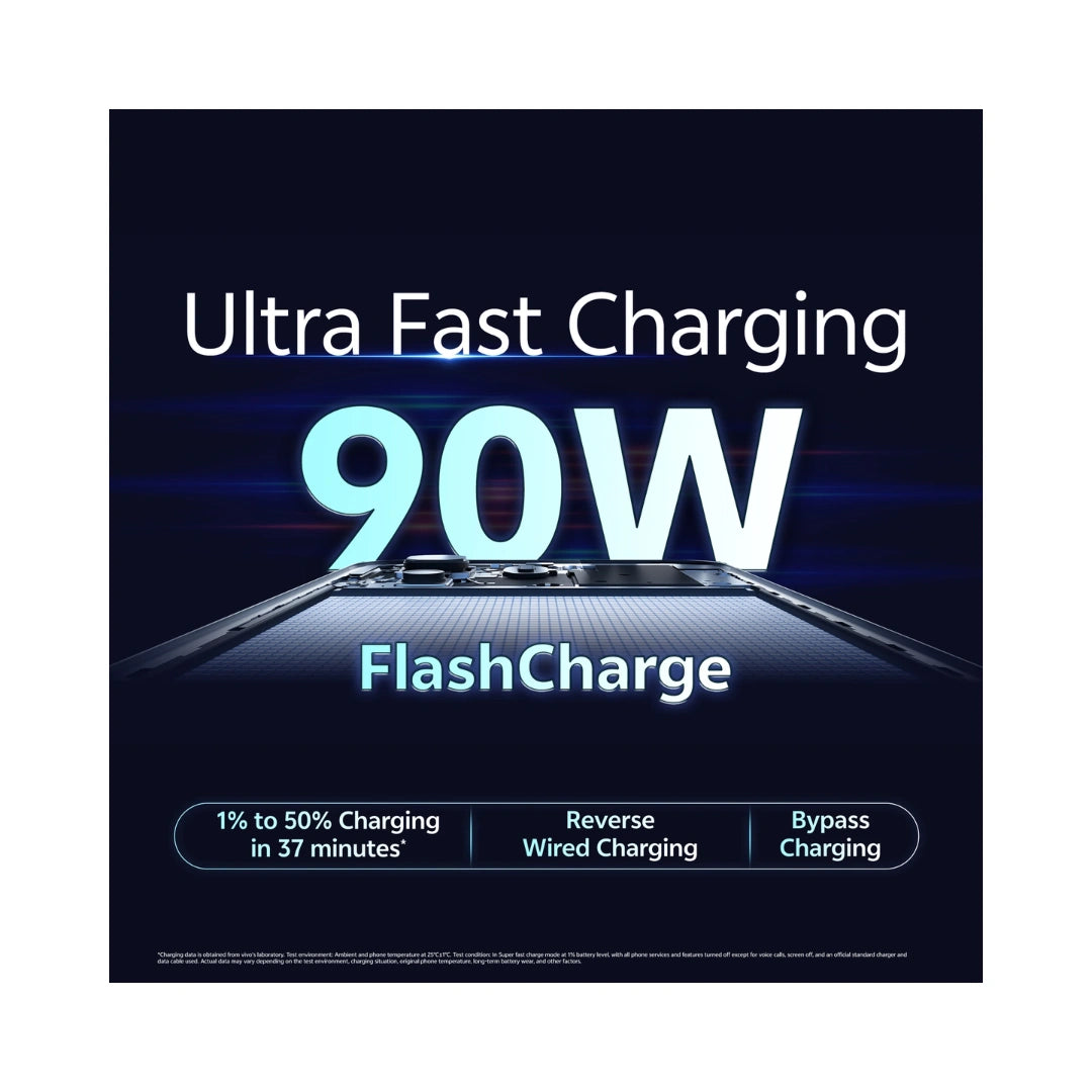 Vivo T5 Pro 5G | 6.83 inches LTPO AMOLED Display | Snapdragon® 7s Gen 4 | 50MP (Sony IMX882) Main Camera | 32MP Front Camera | 9020mAh Battery | 90W Fast Charging