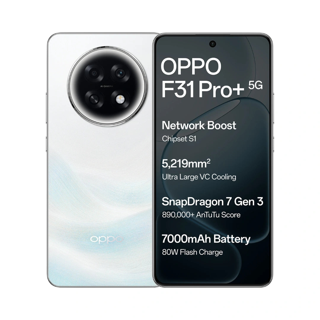 Oppo F31 Pro Plus |6.8 inches Display AMOLED Display | 50 MP Rear Camera | 32 MP Front camera | 7000 mAH Battery