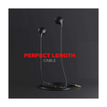 BoAt Bass Heads 104 Wired Earphone - Perfect Length Cable