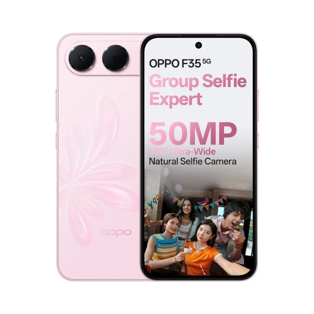 OPPO F35 5G | 6.57 inch Display | 120Hz Refresh Rate | MediaTek Dimensity 6360 Max | 50MP Main Camera | 50MP Front Camera | 8000mAh Battery | 80W SUPERVOOCTM