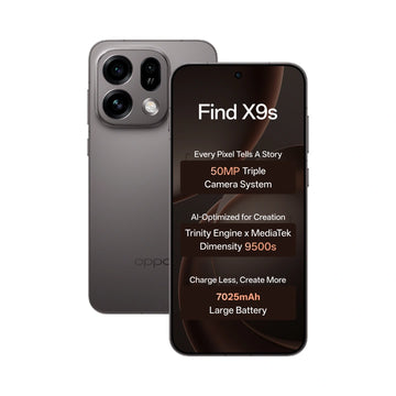 OPPO Find X9s | 6.59 inches AMOLED Display | MediaTek Dimensity 9500s | 50MP Triple Rear Camera | 32MP Front Camera | 7025mAh Battery