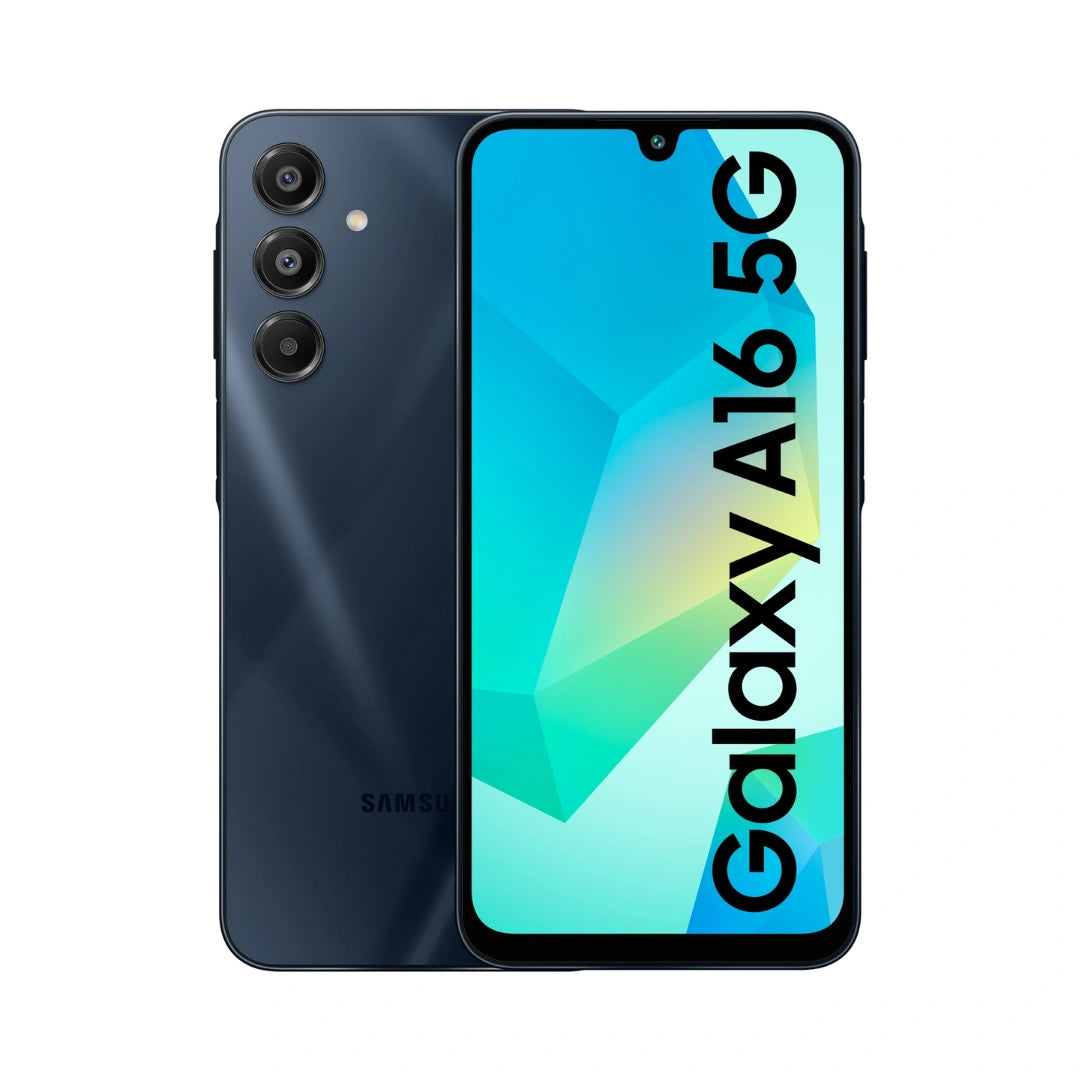 Samsung Galaxy A16 5G | 6.7 inches Super AMOLED | Mediatek Dimensity 6300 | 50MP Triple Camera with Ultra Wide Lens | 6 OS & 6 Years Security Updates | IP54 | Tap & Pay | 5000mAh