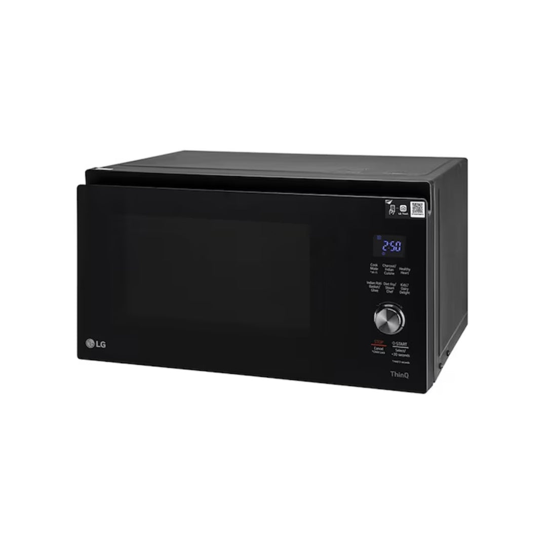 LG 28 L Wi-Fi Enabled Microwave Oven | Charcoal Lighting Heater + convection cooking | Wi-Fi enabled with LG ThinQ app | User-friendly controls | Motorized 360° rotisserie