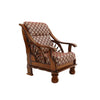 Heritage Suriyan 3 + 1 + 1 Teakwood Sofa | Premium Fabric | Teak Wood |