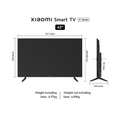 Redmi X Series 43 inches - Smart TV - Dimensions