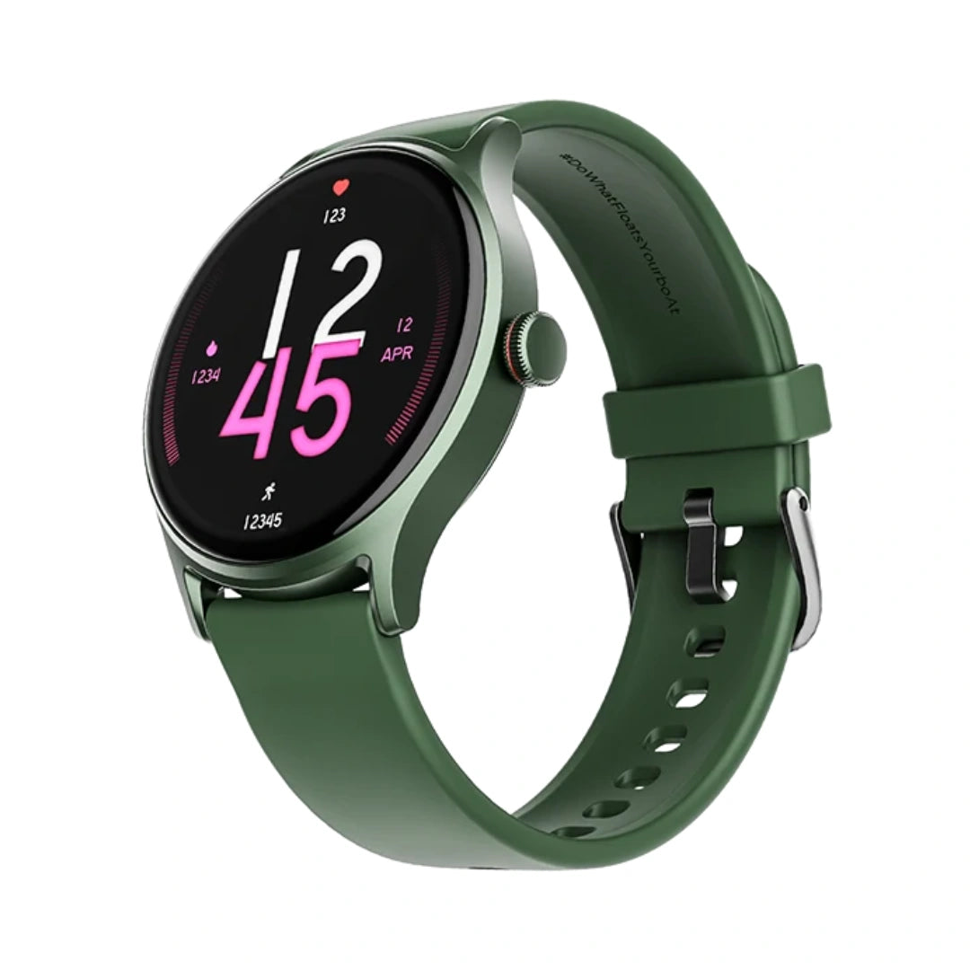 BoAt Lunar Vista | 1.52" (3.86cm) Vivid Round Display | 550 nits Brightness | IP68 Dust, Sweat, Splash Resistance | 100+ Cloud Watch Faces | AI Voice Assistant