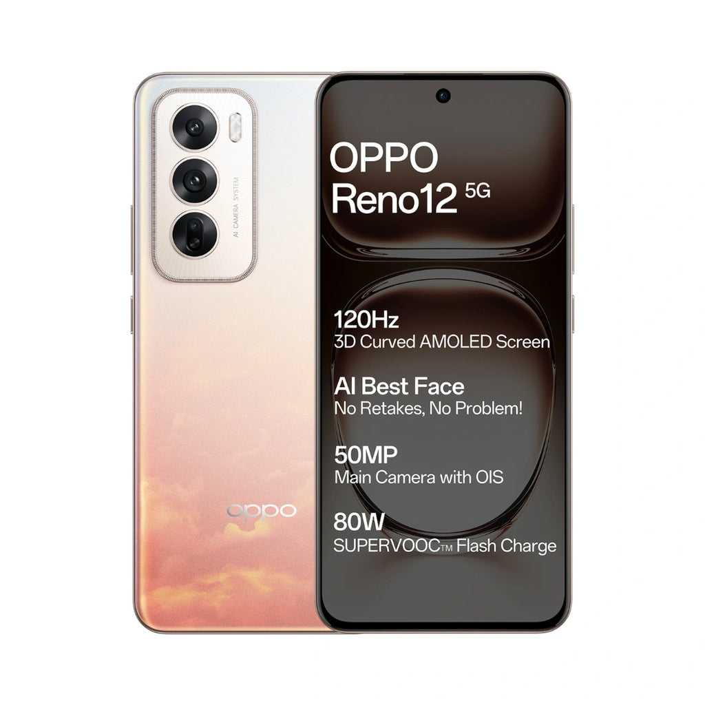 Oppo Reno 12 5G | AMOLED Display | Mediatek Dimensity | 32MP Front Camera |5000 mAh Battery