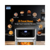 KENT Digital Air Fryer Oven 12L | 10 Preset Menus Bake, Grill & Roast | Digital Display & Touch Control Panel | Dehydration & Rotisserie Function