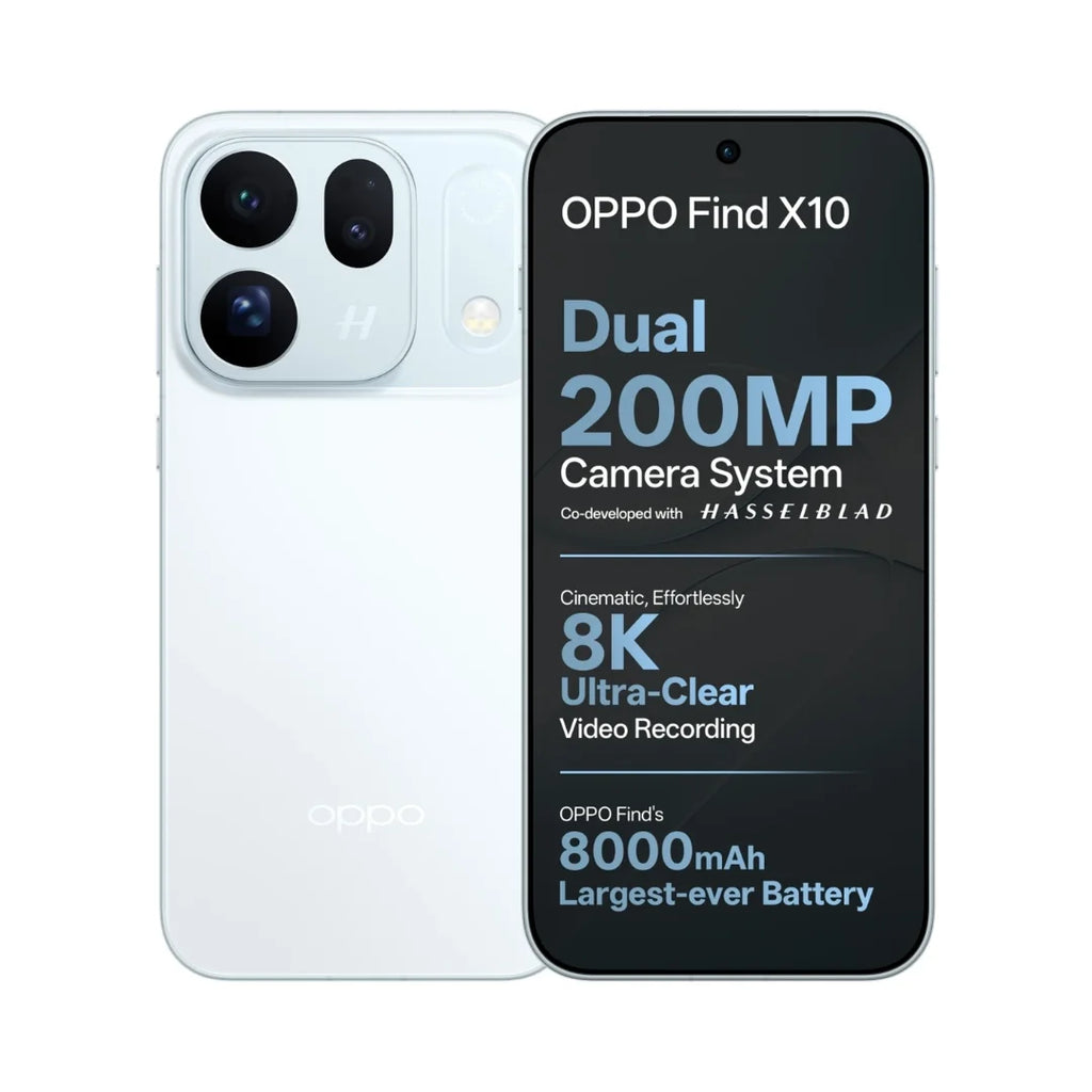 OPPO Find X10 | 6.59 OLED Display | 144Hz Refresh Rate | MediaTek Dimensity 9600M | LPDDR5X RAM Type | 200MP Dual Camera | 50MP Front Camera | 8000mAh Battery