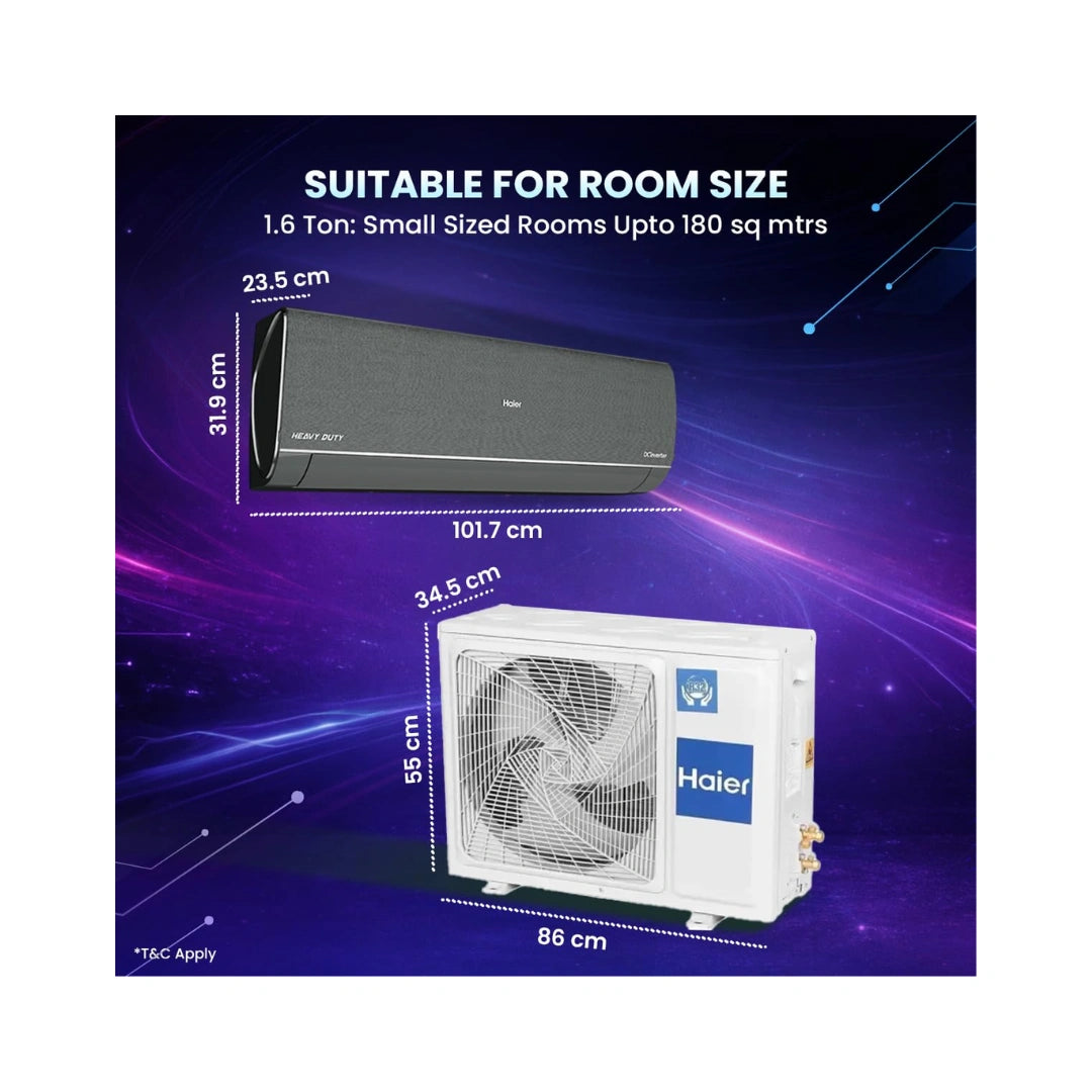 Haier Gravity (1.6) 5 Star AI-ATMOX Smart AC