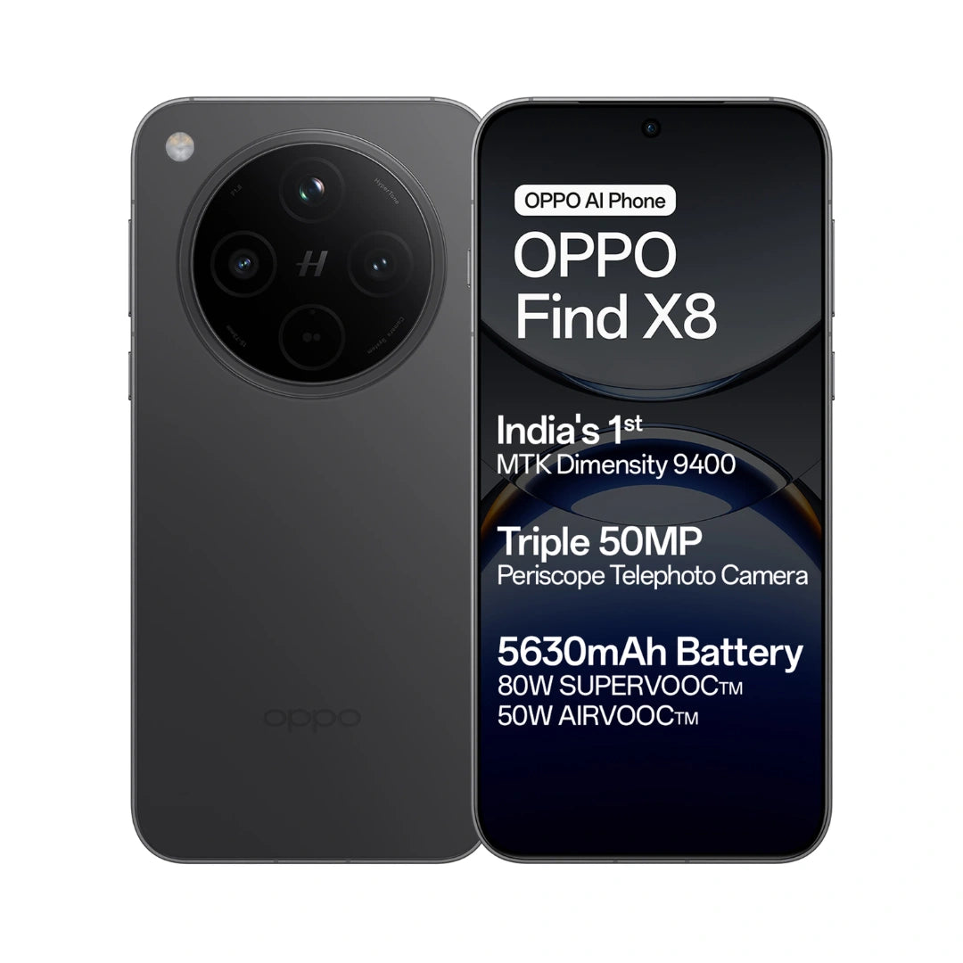 Oppo Find X8 | AMOLED Display | Mediatek Dimensity | 50MP Triple Rear Camera | 32MP Front Camera| 5630mAh Battery