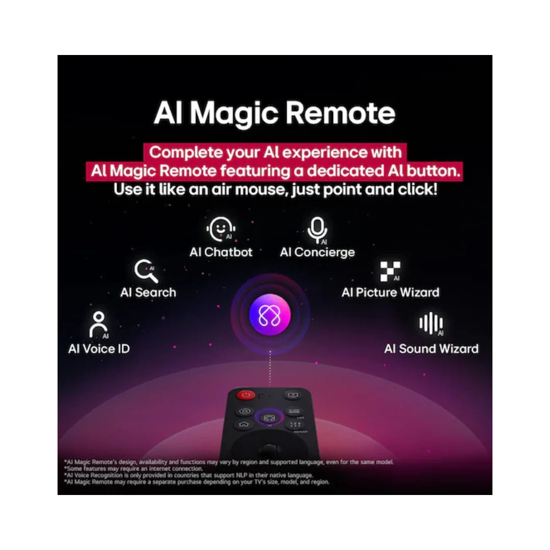 LG 65 inch OLED65C56LA.ATR | 4K OLED Display | 120Hz Refresh Rate | α9 AI Processor 4K Gen8 | α9 AI Sound Pro | High Contrast | Gray Scale | Invert Colors