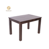 Goodwood Clinton 4 Seater Dining Table Set | Shesham Wood | Glass Top |