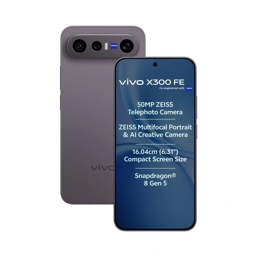 Vivo X300 FE | 6.31 inches AMOLED Display | Snapdragon® 8 Gen 5 | 50MP triple Camera | 50Mp Front Camera | 6500mAh Battery | 90W Flash Charging