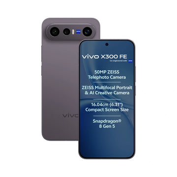 Vivo X300 FE | 6.31 inches AMOLED Display | Snapdragon® 8 Gen 5 | 50MP triple Camera | 50Mp Front Camera | 6500mAh Battery | 90W Flash Charging