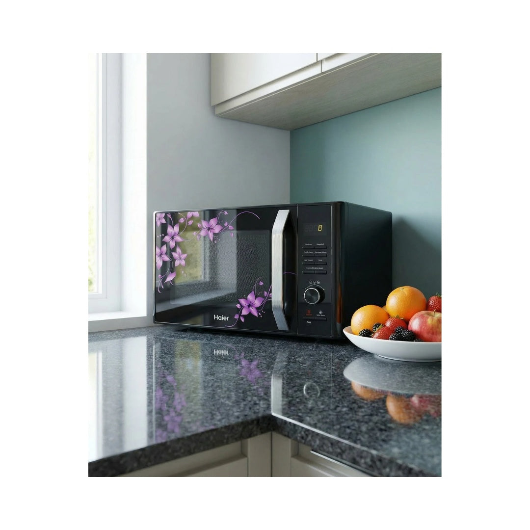 Haier 30L Convection Microwave Oven | 400 Auto Cook Menus | Home Fry |  Low Temperature Cooking