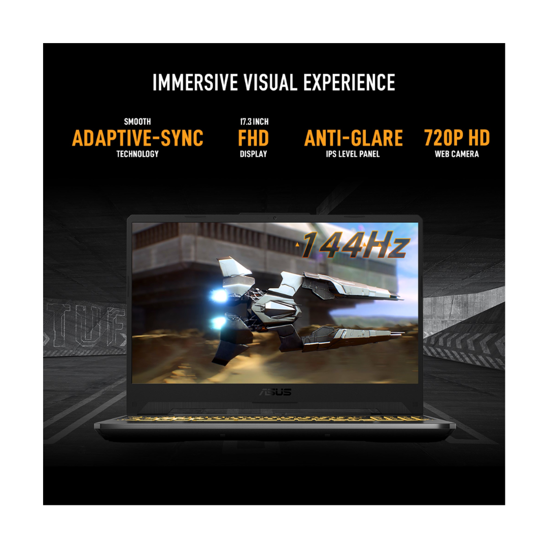 Asus TUF Gaming F17 Laptop - Smooth Adaptive-Sync Technology
