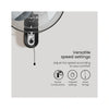 Crompton Wall Mount Fan | 45 degree Tilting Angle |