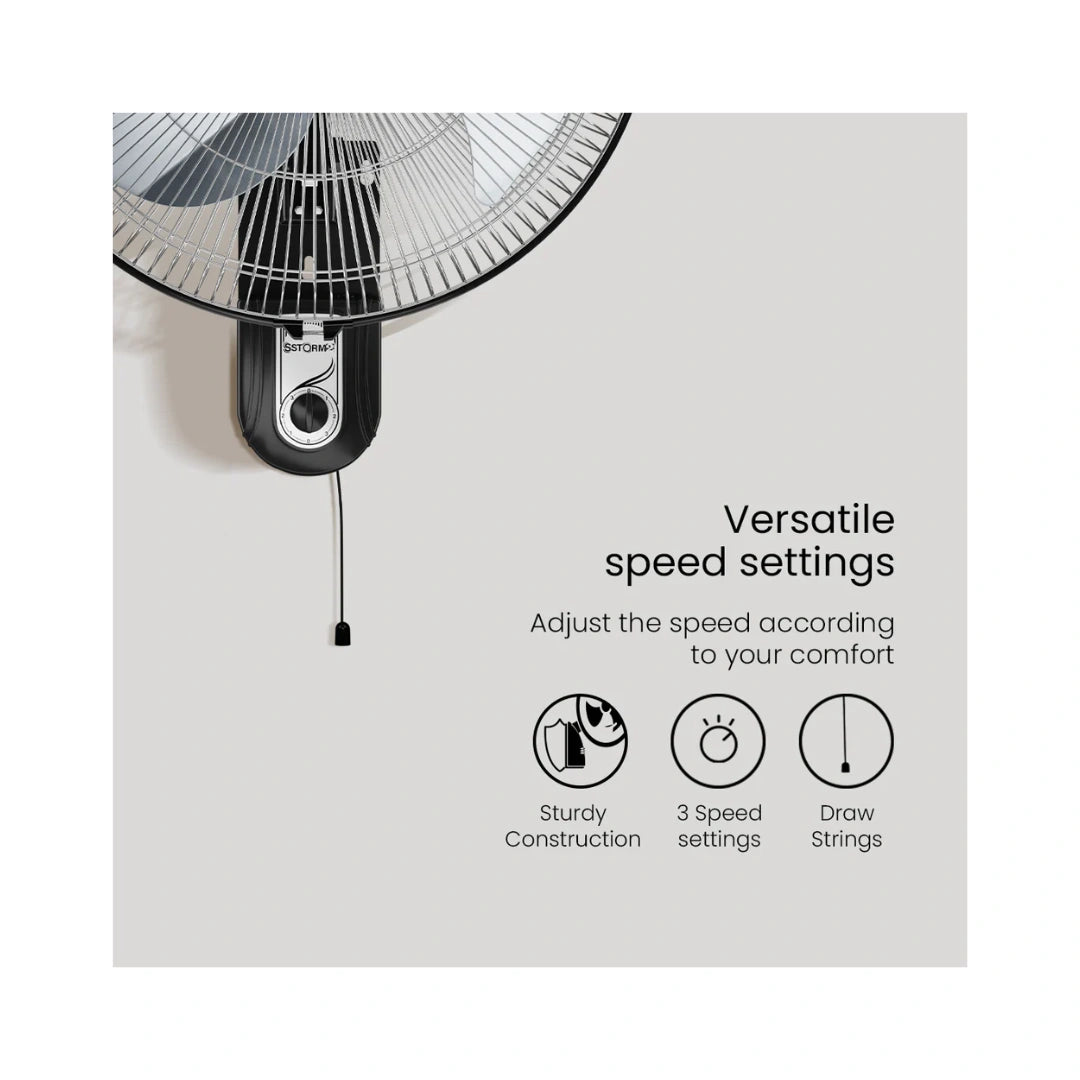 Crompton Wall Mount Fan | 45 degree Tilting Angle |
