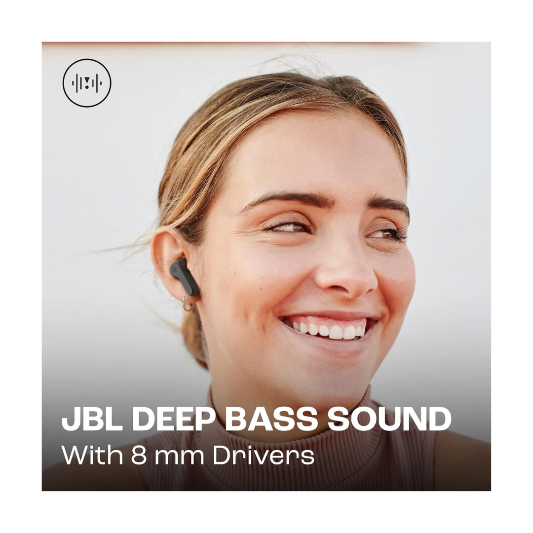 JBL Wave Beam - Bluetooth Earbuds - JBL Deep Bass Sound