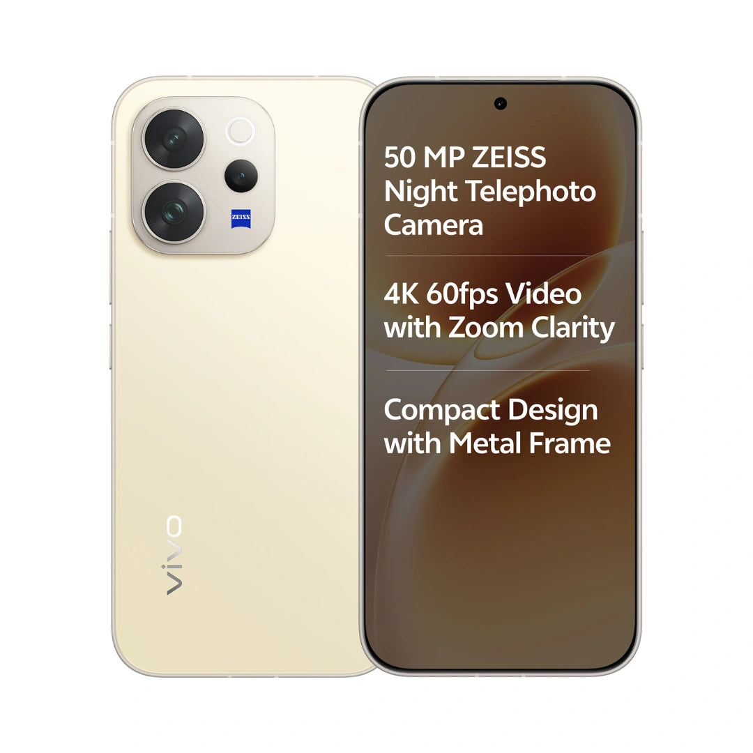 Vivo V70 | 6.59 inches AMOLED Display | Snapdragon® 7 Gen 4 | 50MP ZEISS OIS Main Camera | 50MP ZEISS Front Camera | 6500mAh Battery | 90W Fast Charging