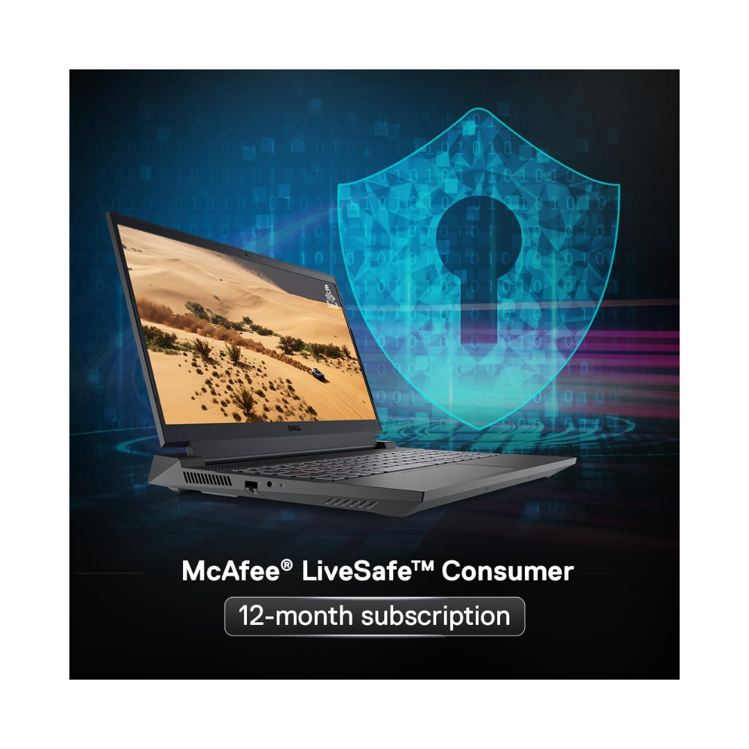 Dell G15 5520 Intel Core i5 Laptop - McAfee