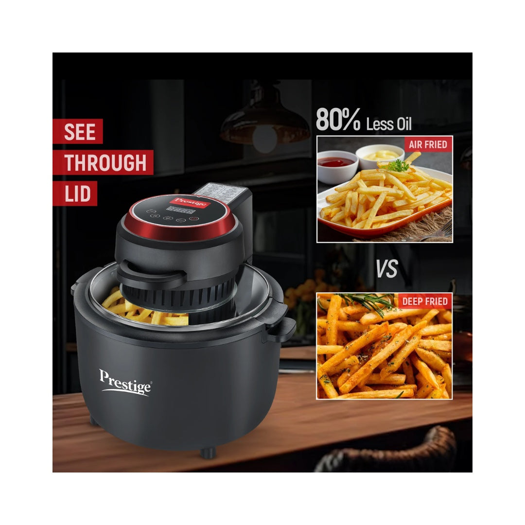 Prestige Multi-Chef All-in-One Air Fryer |  Advance Digital Control | Minimal Oil | Specially Designed Frying Basket | High Power: 1200 Watts and 230 Volts