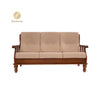 Goodwood JK-HIGH BACK 3+1+1 Sofa | Premium Fabric | Frame Material: Rubber Wood |