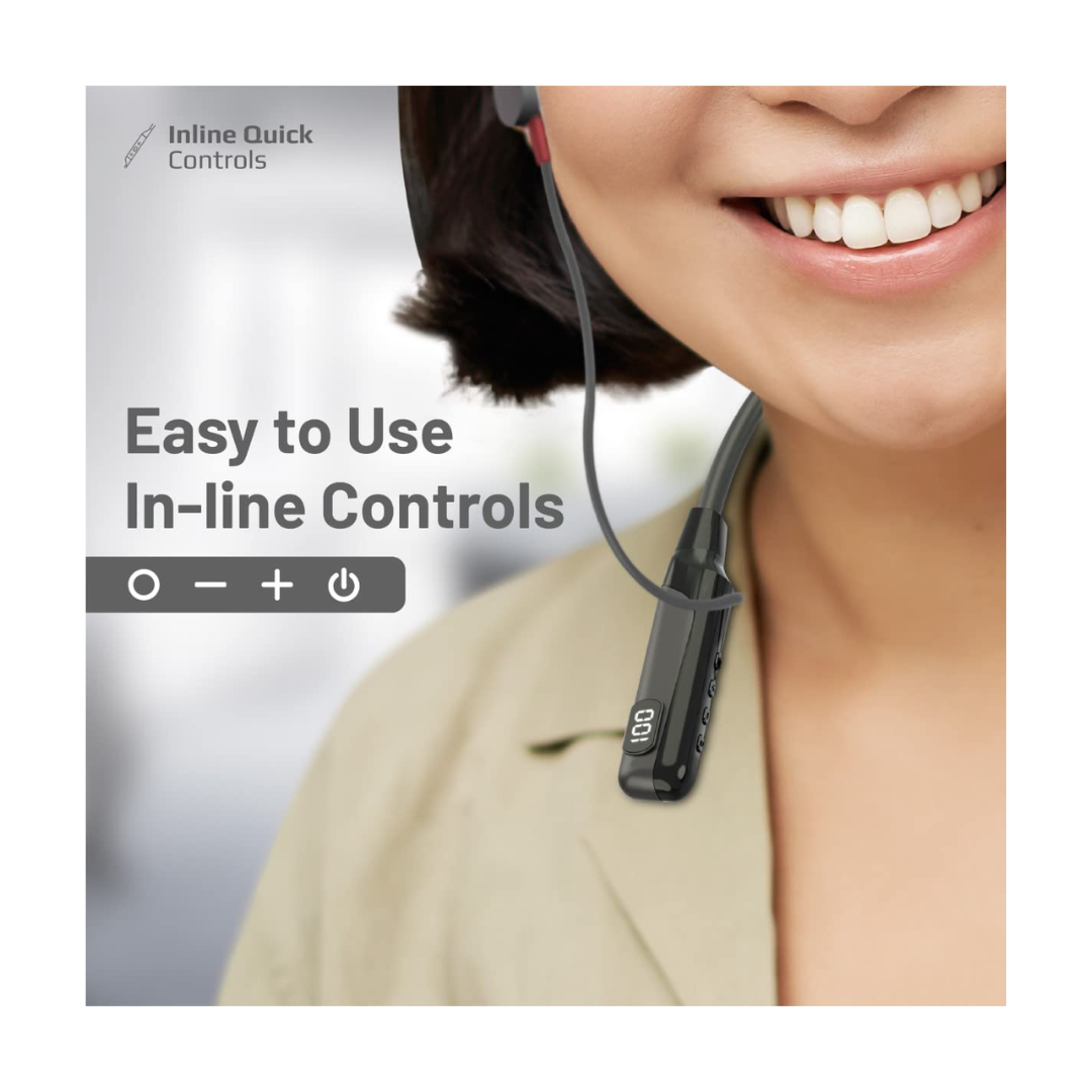 Promate Blend Bluetooth Neckband - In-line Controls