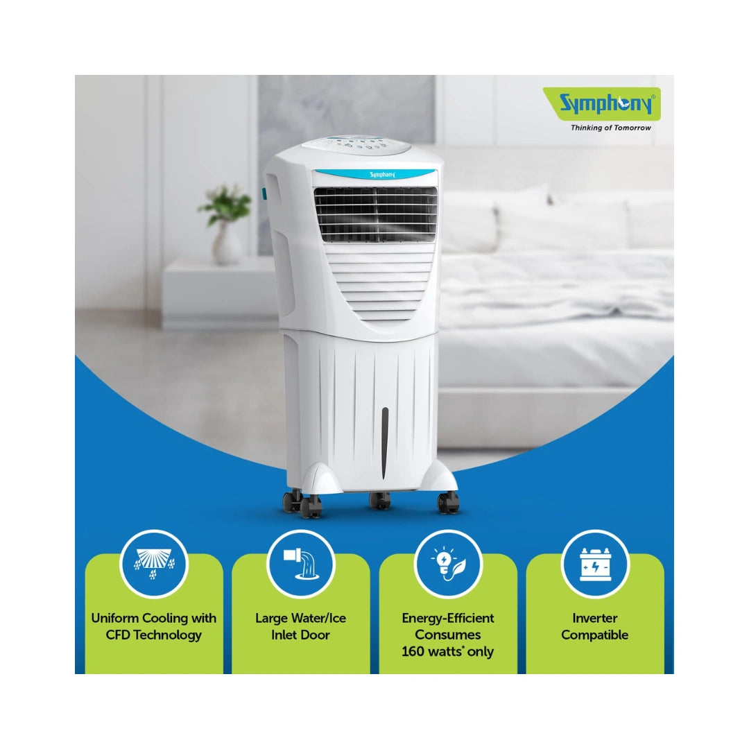 HiCool 45i Room Air Cooler | Remote Control With Timer | Honeycomb Pad | Cool Flow Dispenser For Uniform Cooling |