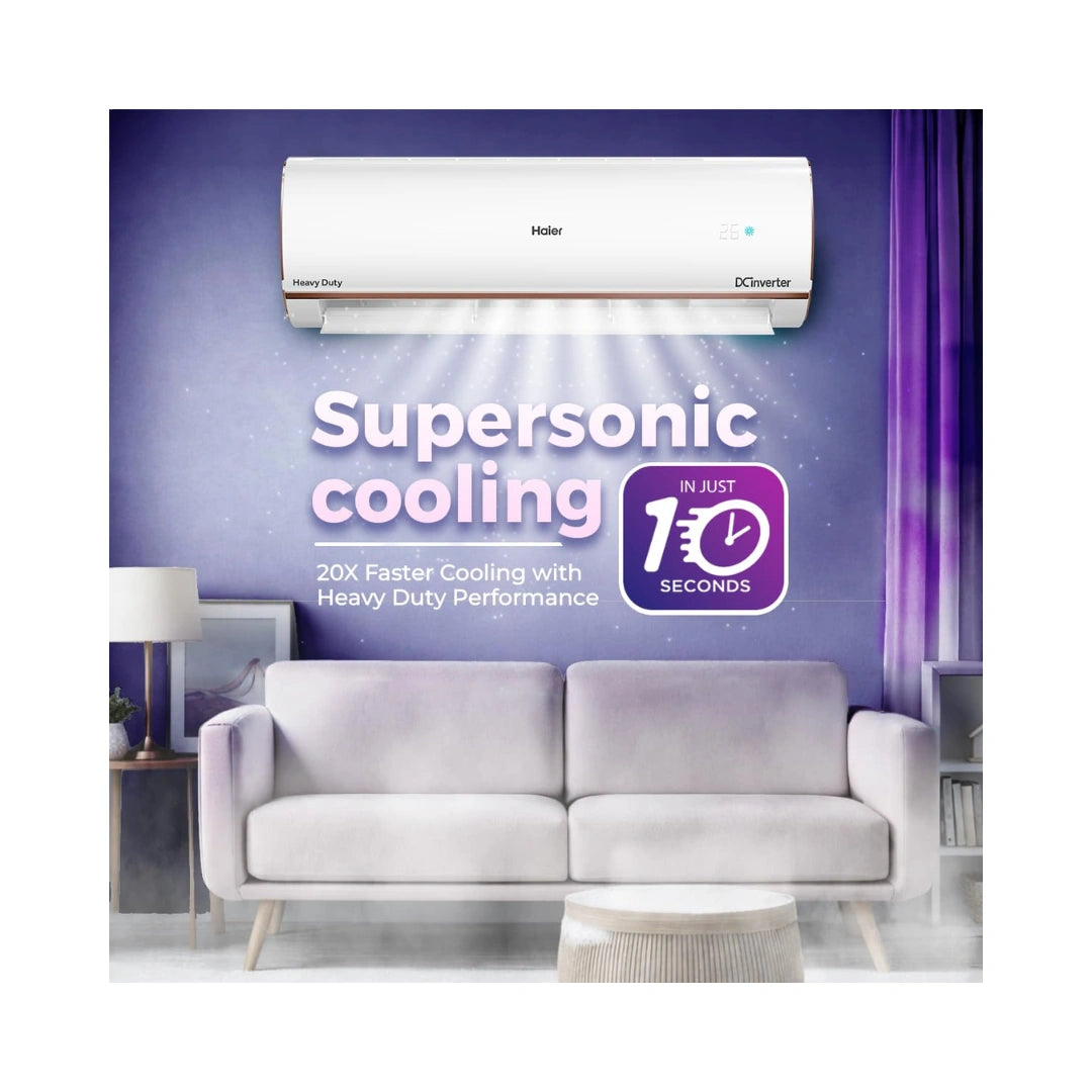 Haier Kinouchi HD (2.0) 3 Star HEXA Inverter AI-ATMOX Smart Split AC