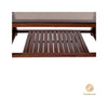 Goodwood 12LC003 TEAPOY | Mahagony | Glass Top
