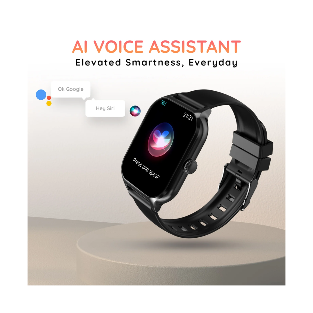 Pebble Elevate Smart Watch - AI Voice Assistant