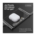 Promate AuraFold-Trio 15W - Wireless Charger - AirPods Wireless Charger