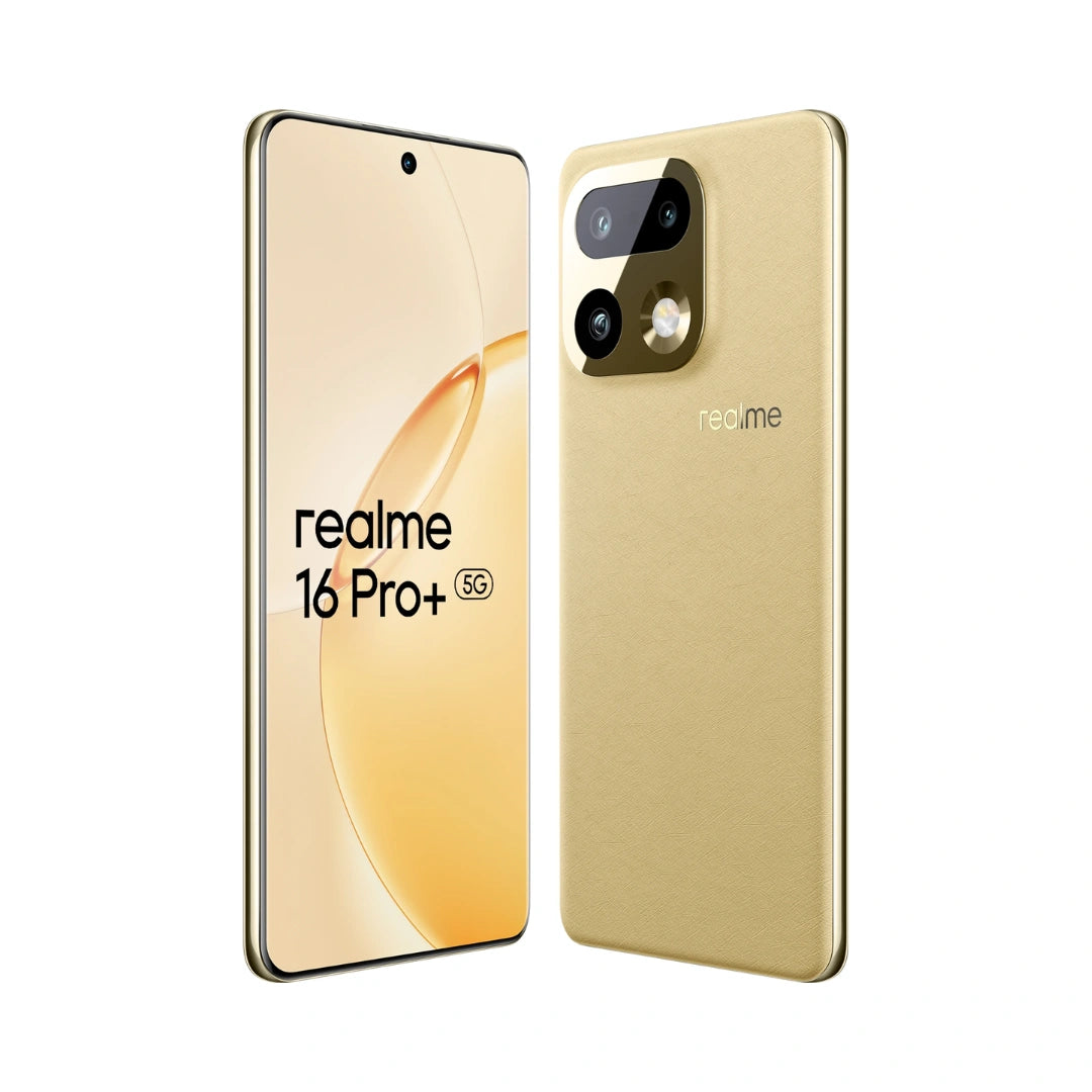 Realme 16 Pro Plus 5G | Qualcomm Snapdragon®7 Gen 4 | 200MP Rear Camera | 50MP Front Camera | AMOLED Display | 7000mAh Battery | 6500 nits Peak Brightness