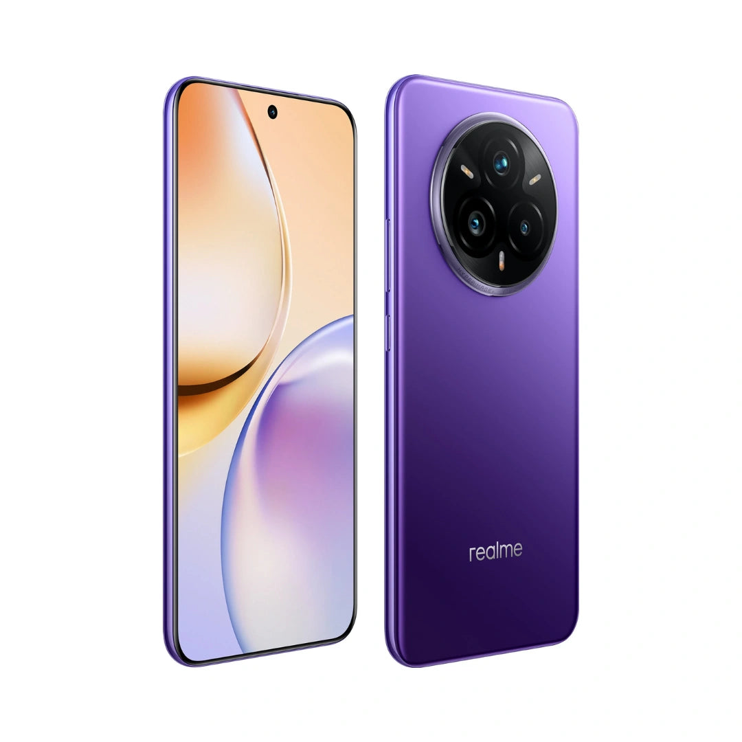Realme 14 Pro Plus 5G | 6.83" Curved AMOLED Display | 50MP Sony IMX896 OIS + 50MP Periscope Rear Camera  | 6000mAh Battery | Snapdragon 7s Gen 3 Processor | 80W SUPERVOOC