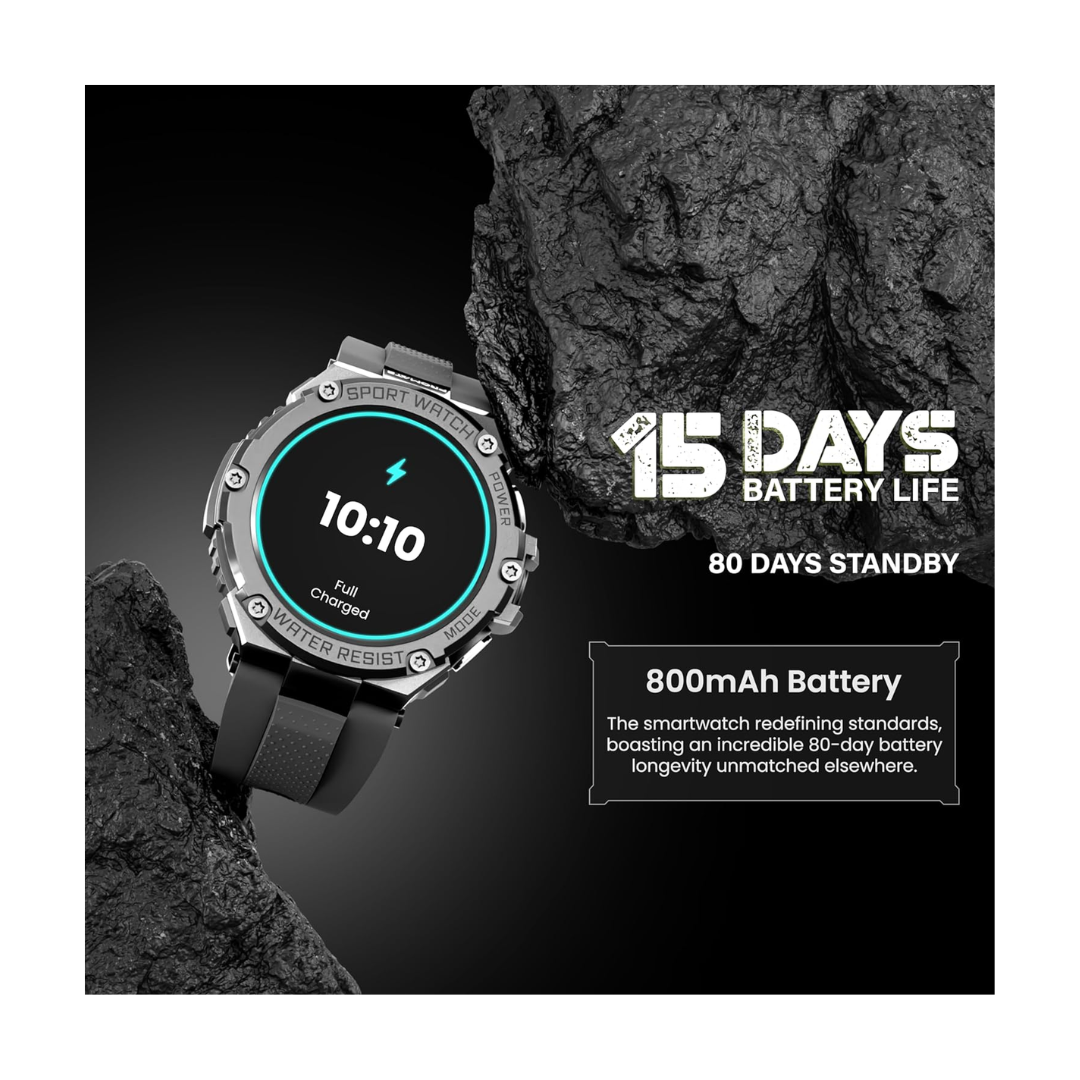 Promate XWatch-R19 Rugged Smart Watch - 15 Days Battery Life