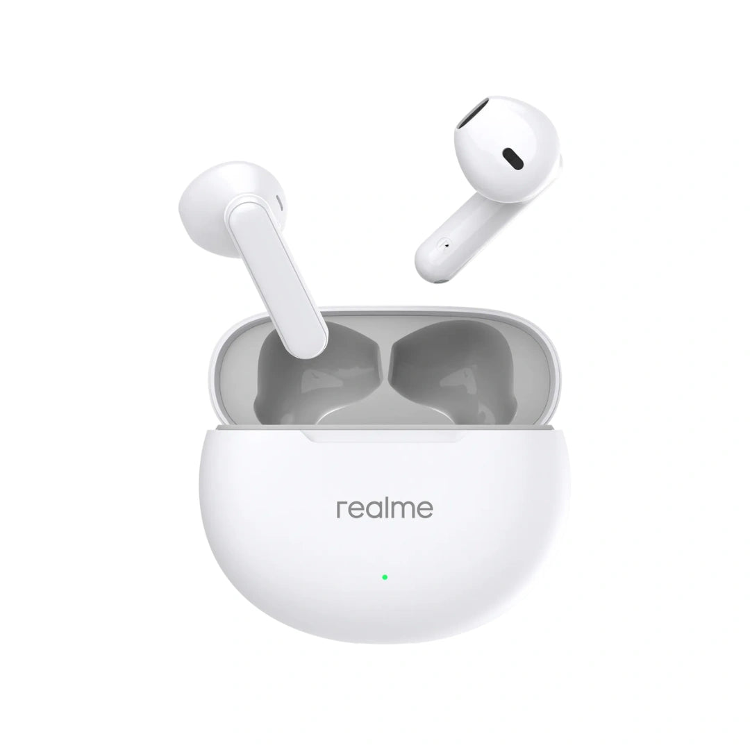 Realme Buds T01 TWS | Smart Touch | 28hrs Total Playback | PET Diaphragm | 88ms Super-Low Latency | AI Environmental Noise Cancellation | Google Fast Pairing | IPX4 Water Resistance