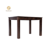 Goodwood Clinton 4 Seater Dining Table Set | Shesham Wood | Glass Top |