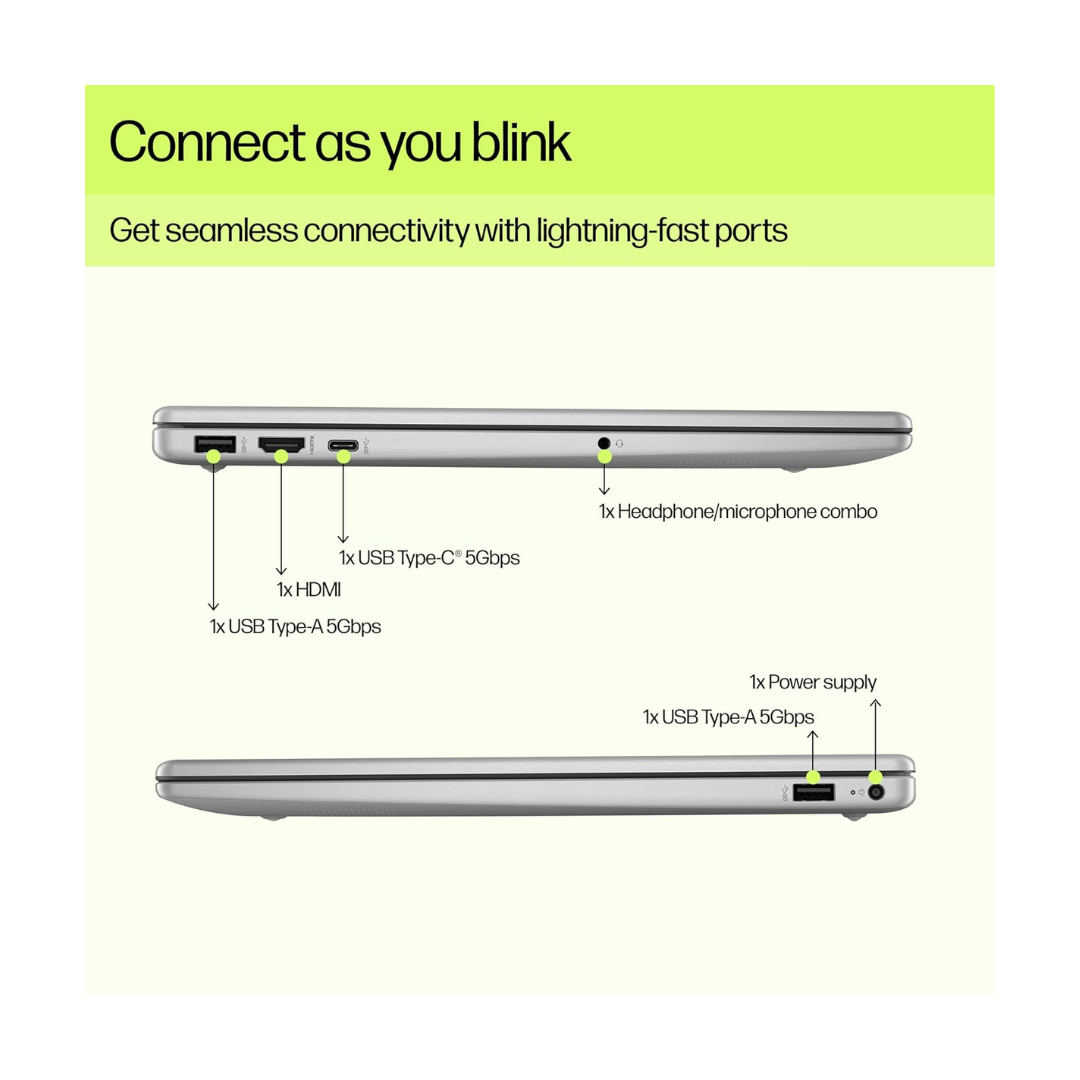 HP 15-FD0011TU - Laptop - Input and Output Ports