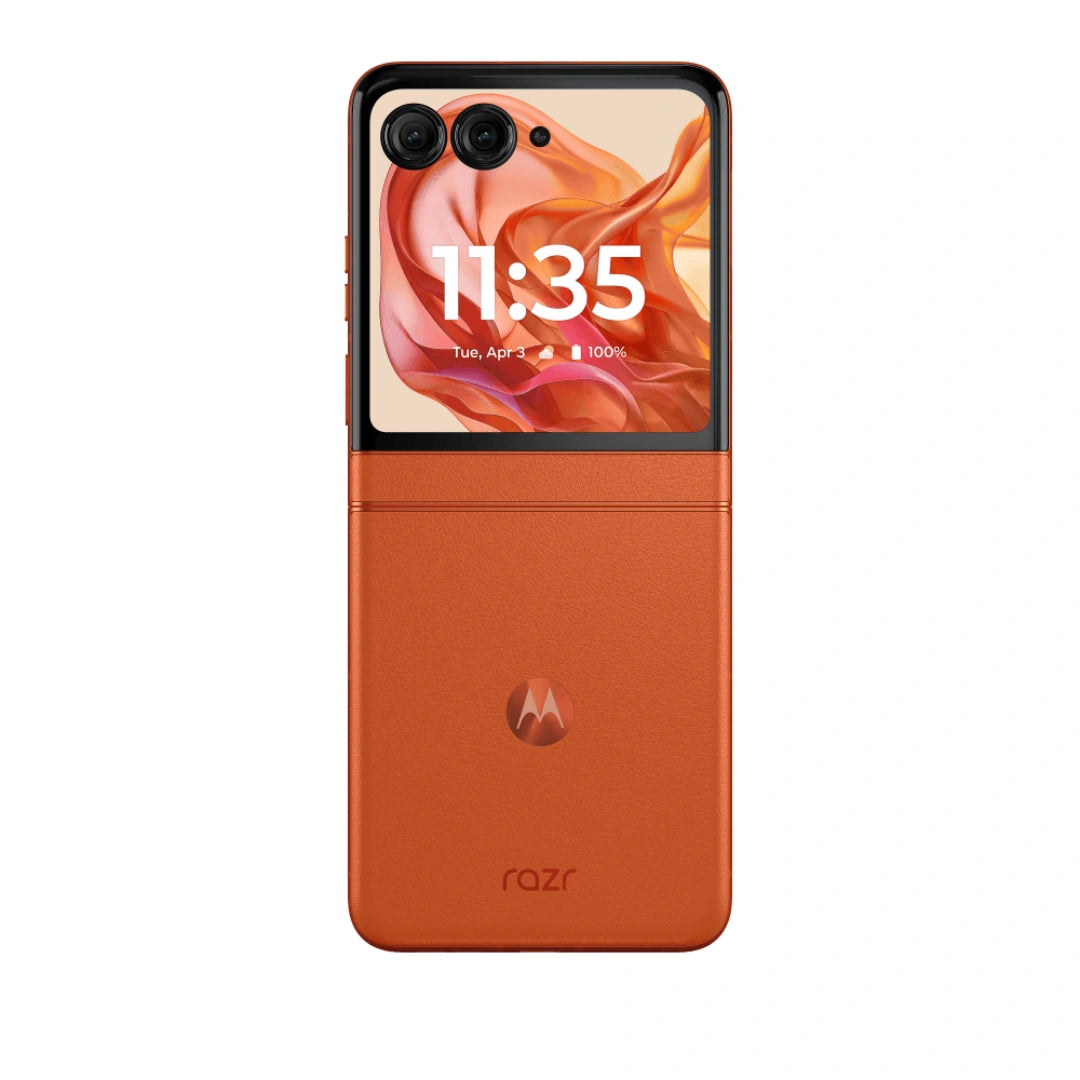 Motorola razr 50 | 3.6" External AMOLED Display | 6.9" AMOLED 120Hz Display | 32MP Selfie Camera
