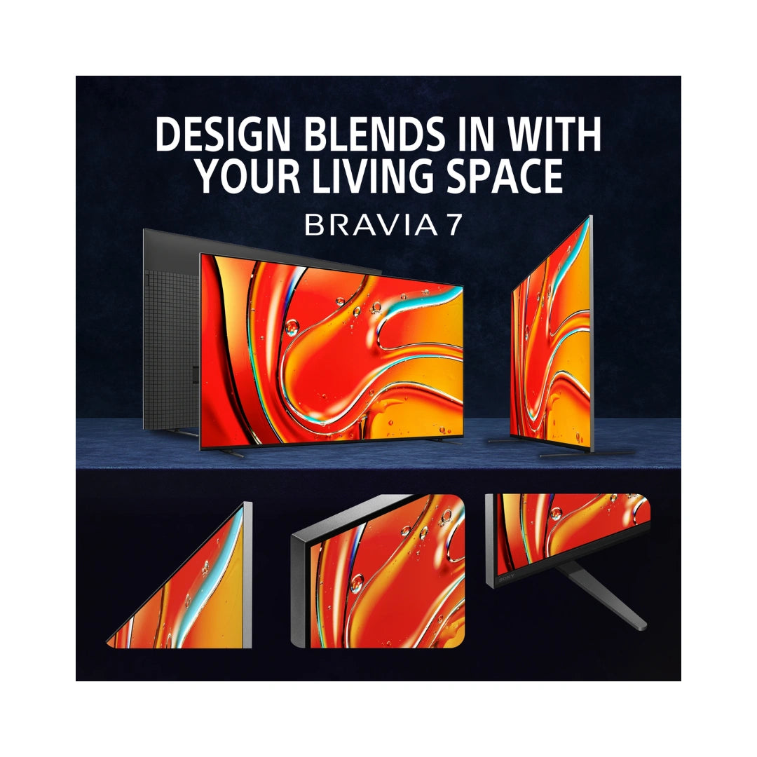 Sony 55 inches BRAVIA 7 | 4K Ultra HD AI Smart Mini LED Google TV | XR Processor | Google Assistance | Apple Airplay | Apple Homekit | Alexa | Bravia Cam Compatibility | Gesture Control (With Cam)