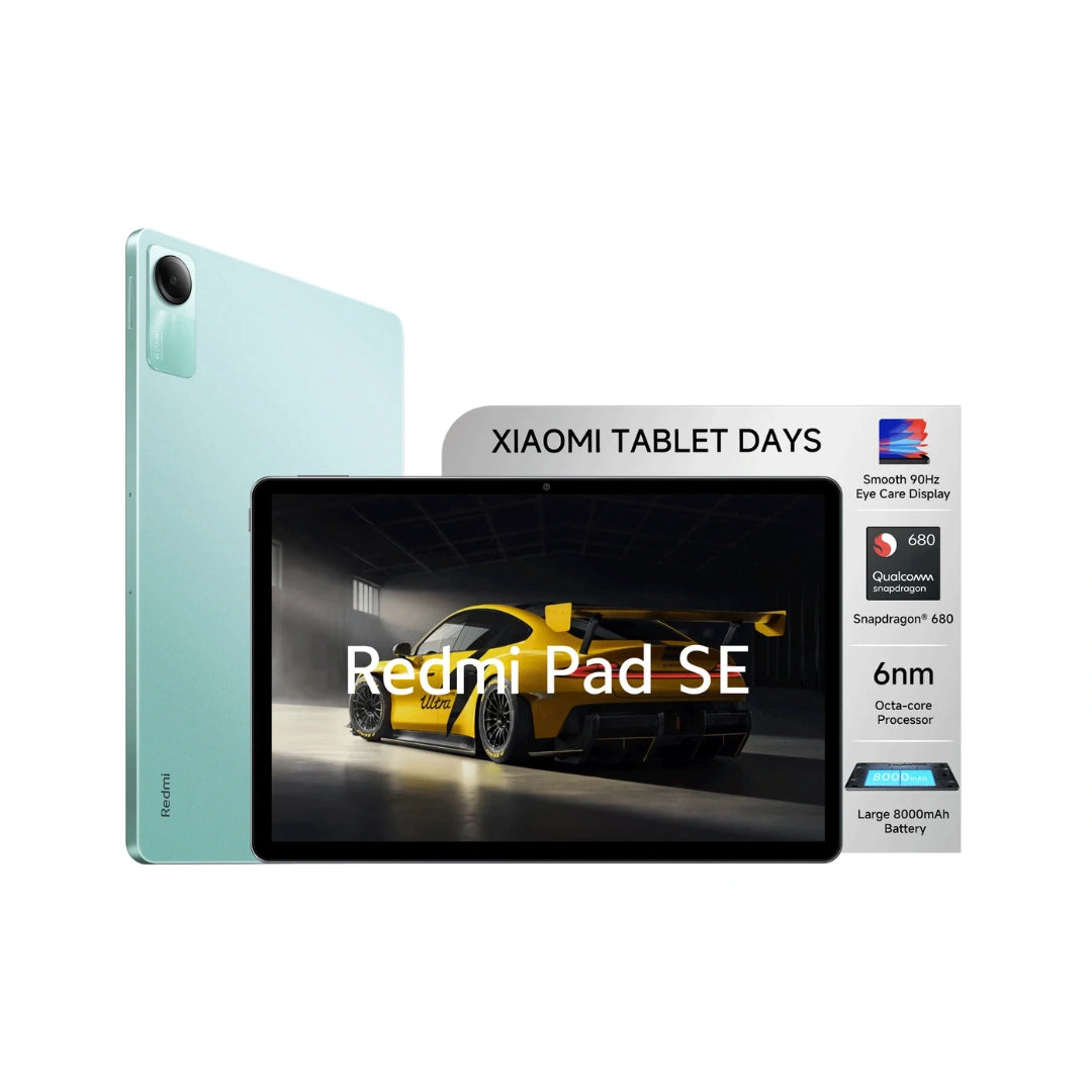 Redmi Pad SE| All Day Battery | Qualcomm Snapdragon 680| 90Hz Refresh Rate| FHD+ Display (11-inch/27.81cm)| Dolby Atmos| Quad Speakers| Wi-Fi