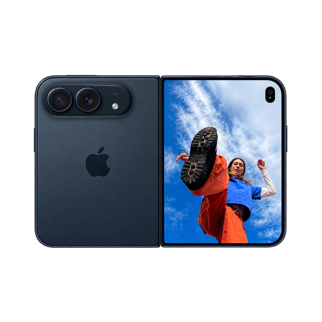 Apple iPhone Duo | (7.6″) Super Retina XDR Folding Display | A20 Pro Chip, Hexa-core | Apple GPU (7-core graphics) | 48MP Dual Camera | 12MP Front Camera | IP68 Splash, Water & Dust Resistance