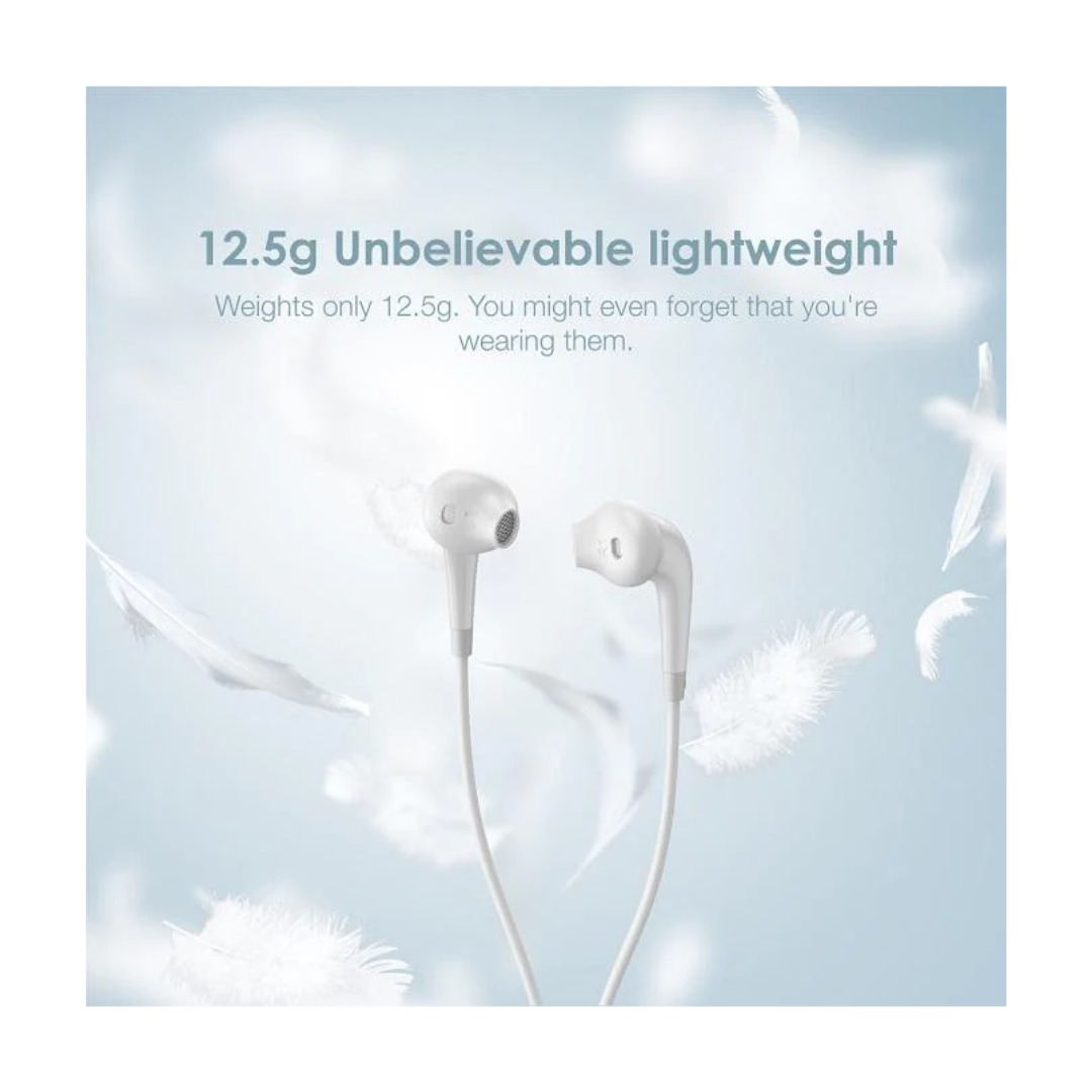 Oraimo E21P - Wired Earphone - 12.5g Lightweight