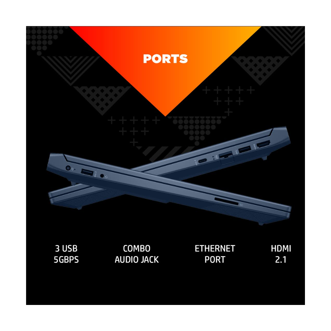 HP Victus 15-FA1124TX - Laptop - Input and Output Ports