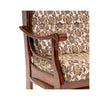 Heritage Valli 3 + 1 + 1 Teakwood Sofa | Premium Fabric | Frame Material : Teak Wood |